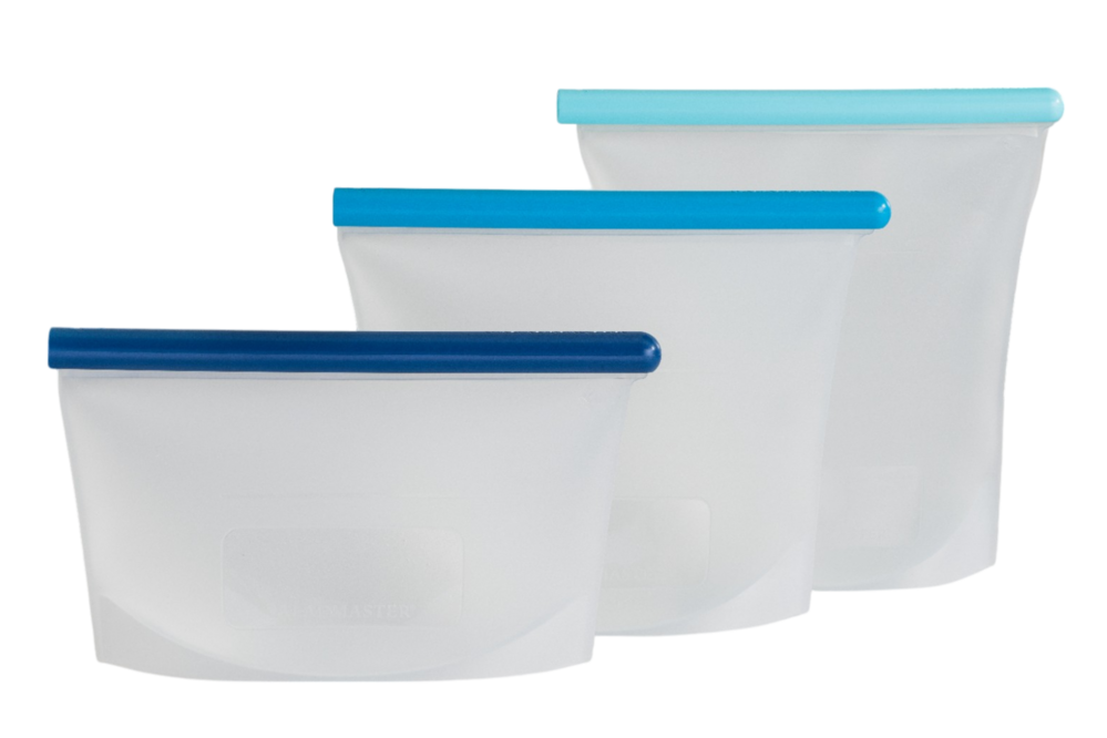 3 Piece Silicone Bag Set